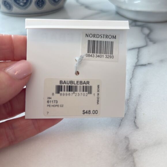 NWT Baublebar Hope Heart Pave ring size 7 - Picture 5 of 6